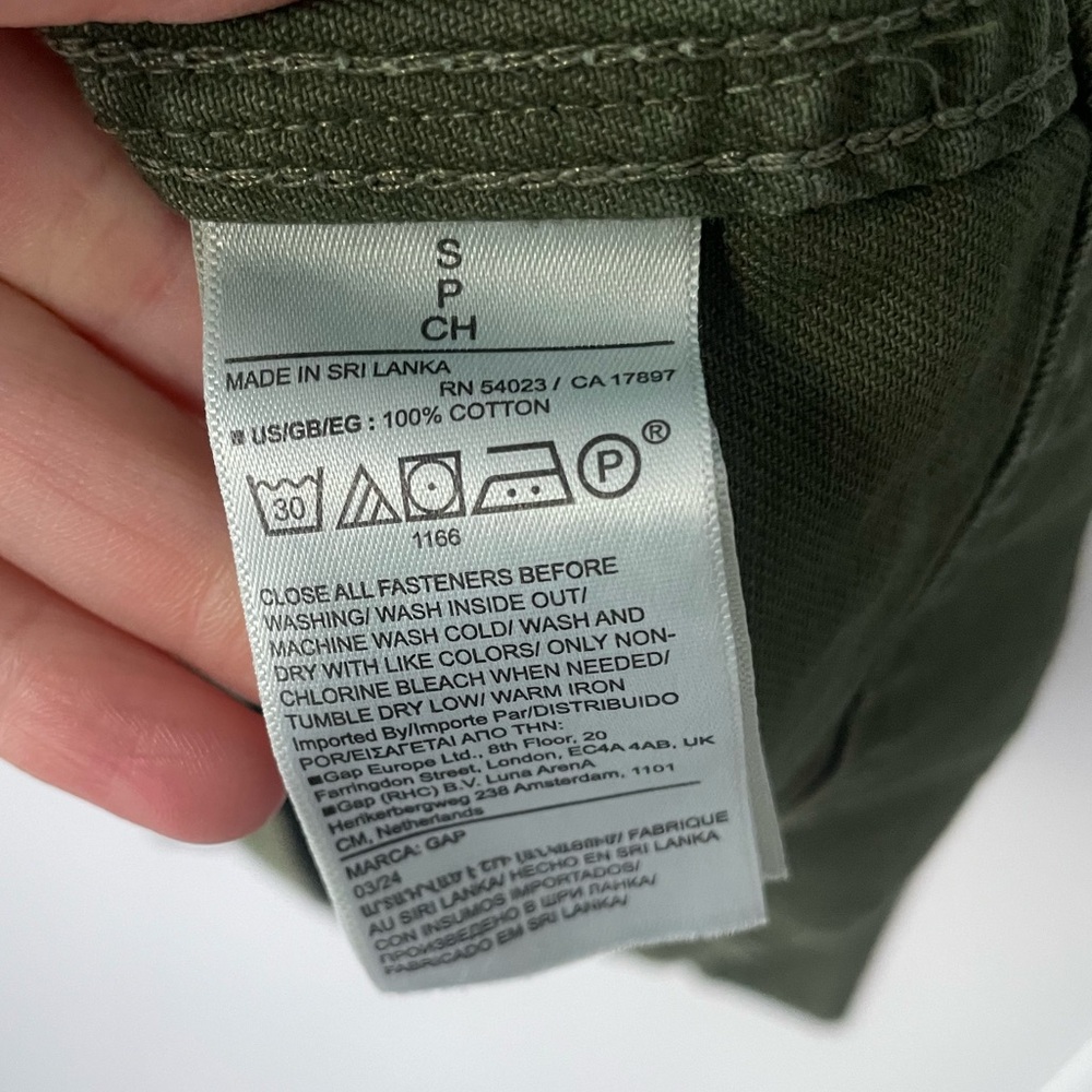 Gap Utility Button Mini Dress - image 5